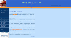 Desktop Screenshot of mitzvahheroesfund.org